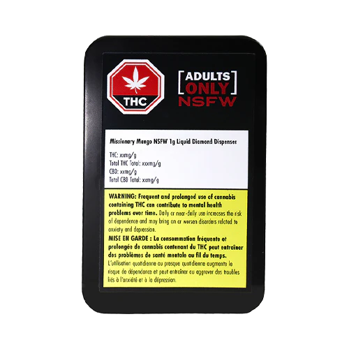 Adults Only Missionary Mango NSFW Liquid Diamond Dispenser